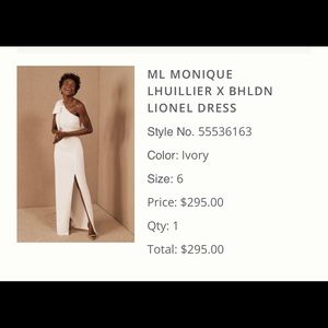 BHLDN white wedding dress